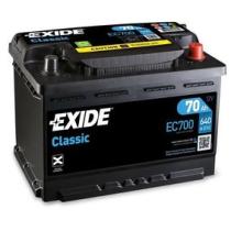 EXIDE EC700 - BATERIA EXIDE EC700 - 70 AH 640A(EN) 12V/E0