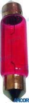 TD4 AM522127 - BOMBILLA FESTOON ROJA  12V, 10W,