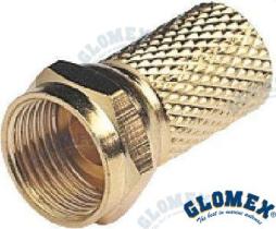 TD4 GLOV9144 - CONECTOR F MACHO GOLD PARA RG6 Y RG59