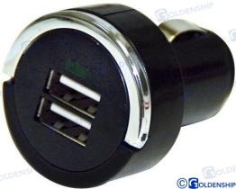 TD4 GS11012 - BASE 12/24 V 2 USB CARGADOR 5V 3.4A