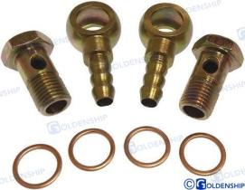 TD4 GS30432 - KIT RACORS GIRATORIOS   8MM (CAV)