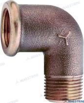 TD4 GS30661 - CODO MACHO/HEMBRA 90O BRONCE 1/2"