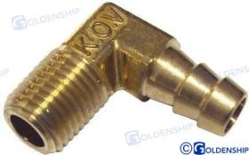 TD4 GS31065 - ENTRONQUE LATON 90O  NPT 1/4X3/8" (2)