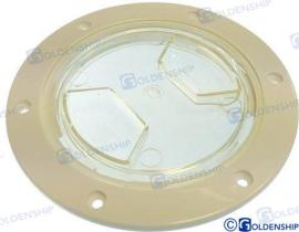 TD4 GS31296 - TAPA REGISTRO 127MM TRANSPARENTE