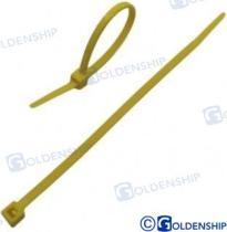 TD4 GS38210 - ABRAZADERA NYLON 100X2,5 AMARILLO (100)