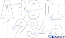 TD4 GS41474 - KIT NUMEROS Y LETRAS  BLANCO - NEW