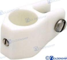 TD4 GS72228 - ABRAZADERA TOLDO NYLON BLANCO 19 MM (2)