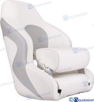 TD4 GS73251 - ASIENTO SPORT ERGONONICO BLANCO/GRIS