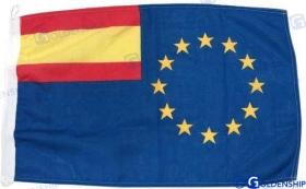 TD4 GS73337 - BANDERA CEE/ESPAÑA  30X45