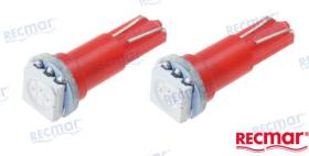 TD4 REC863946 - BOMBILLA 12V, 1.2W ROJO (PACK 2)