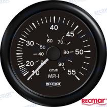 TD4 RECKY18203 - RELOJ CUENTAMILLAS 0/55 MPH NEGRO