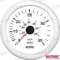 TD4 RECKY18304 - RELOJ CUENTAMILLAS 0/35 MPH BLANCO