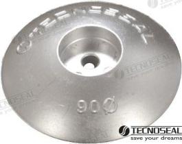 TD4 TEN00102PAL - ANODO TIMON ALUMINIO Ø 90MM