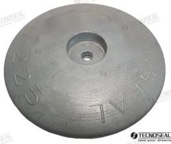 TD4 TEN00107AL - ANODO TIMON ALUMINIO Ø 225MM