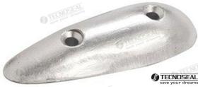 TD4 TEN00201 - ANODO OVAL ZINC 117X43MM