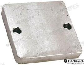 TD4 TEN00210 - ANODO CUADRADA ZINC 64X64X10MM