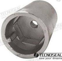 TD4 TEN00405E - ANODO RADICE HEXAGONAL ZINC EJE 50MM