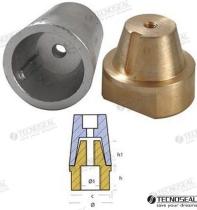 TD4 TEN00415 - ANODO RADICE COMPLETO ZINC EJE 50