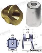 TD4 TEN00415Q - ANODO CONICO CUADRADO