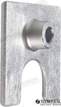 TD4 TEN00811 - ANODO PLACA MERCURY ZINC 4,5-7HP