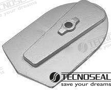 TD4 TEN01118 - ANODO PLACA YAMAHA 6C-6D-8C HP ZINC