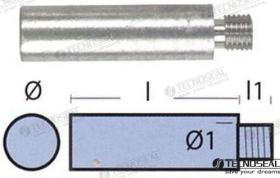 TD4 TEN01318 - ANODO MOTOR YANMAR ZINC Ø 12,5MM