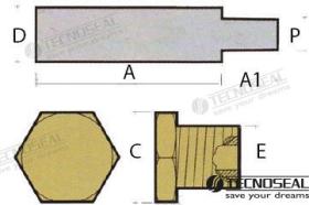 TD4 TEN02011T - ANODO REFRIG. AIFO C/TAPON