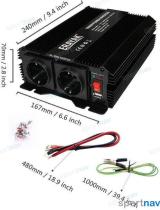 TD4 WEN8099 - CONVERTIDOR 12V ONDA MODIFICADA 1000W