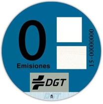 MATRICULAS 33909031 - ETIQUETA DGT TIPO 0